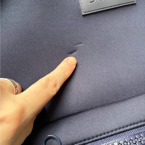 Dagne Dover Navy Blue Backpack - Picture 2 of 9